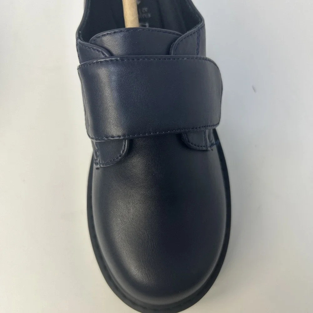 Dream‎ Pairs Kids Dress Loafers Size 1 US Navy Blue Uniform Shoes with Strap